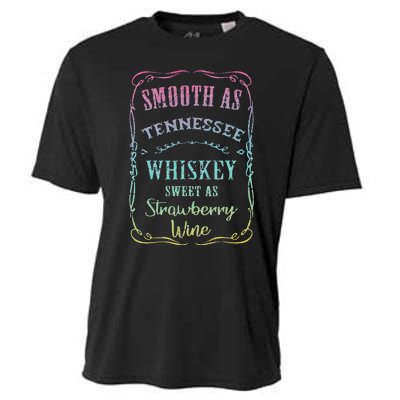 Smooth as Tennessee Whiskey Funny Humour Tee Vacation Cooling Performance Crew T-Shirt