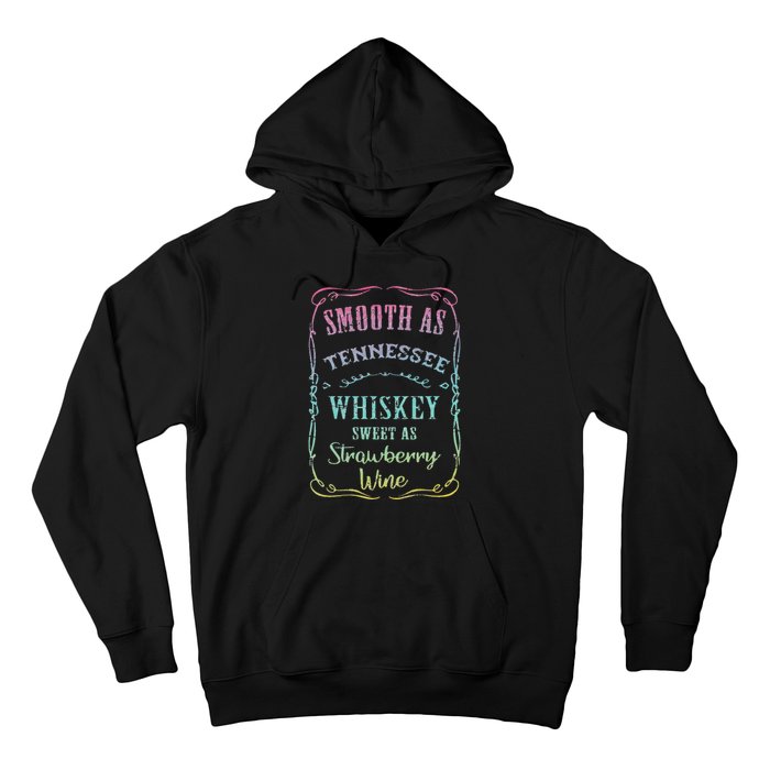 Smooth as Tennessee Whiskey Funny Humour Tee Vacation Hoodie