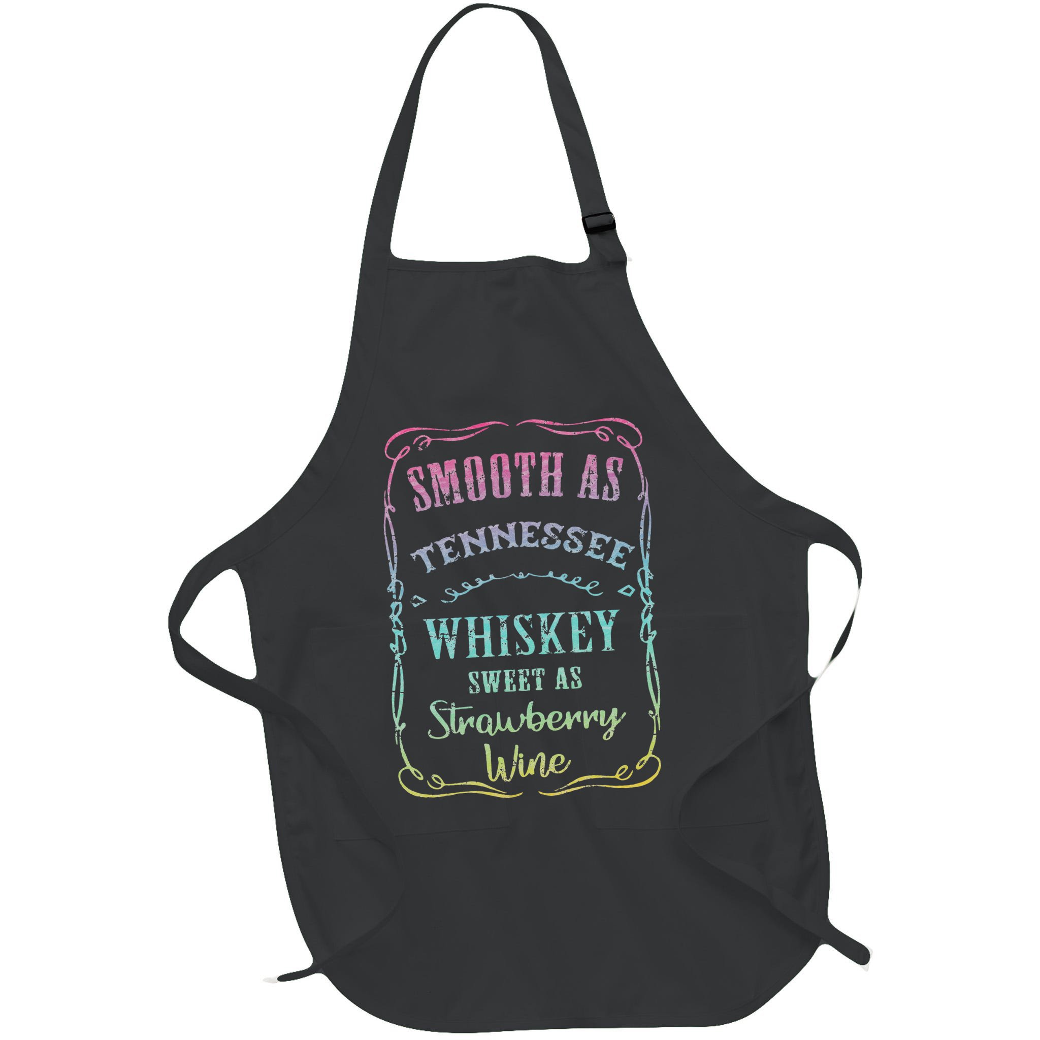 Smooth as Tennessee Whiskey Funny Humour Tee Vacation Apron