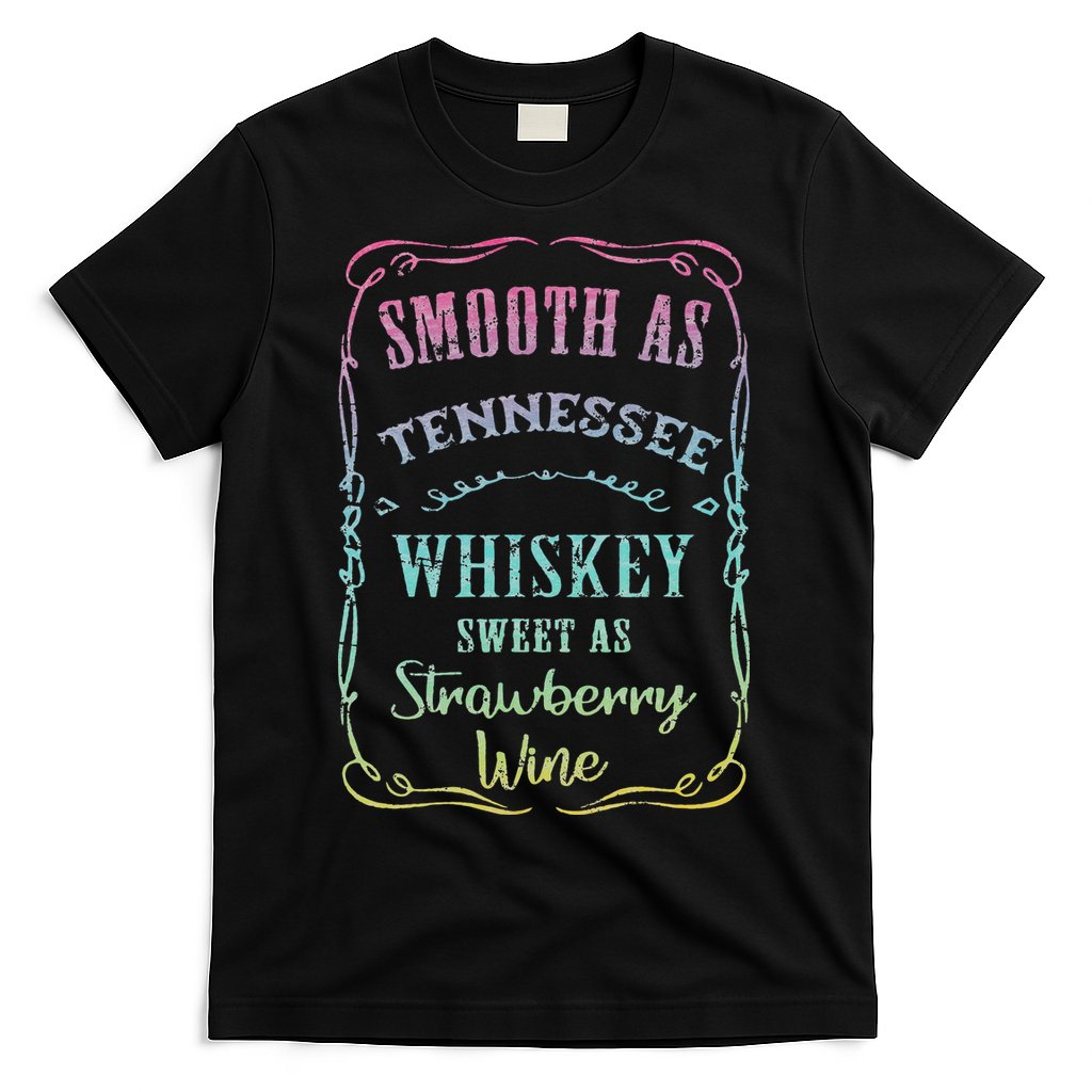 Smooth as Tennessee Whiskey Funny Humour Tee Vacation T-Shirt