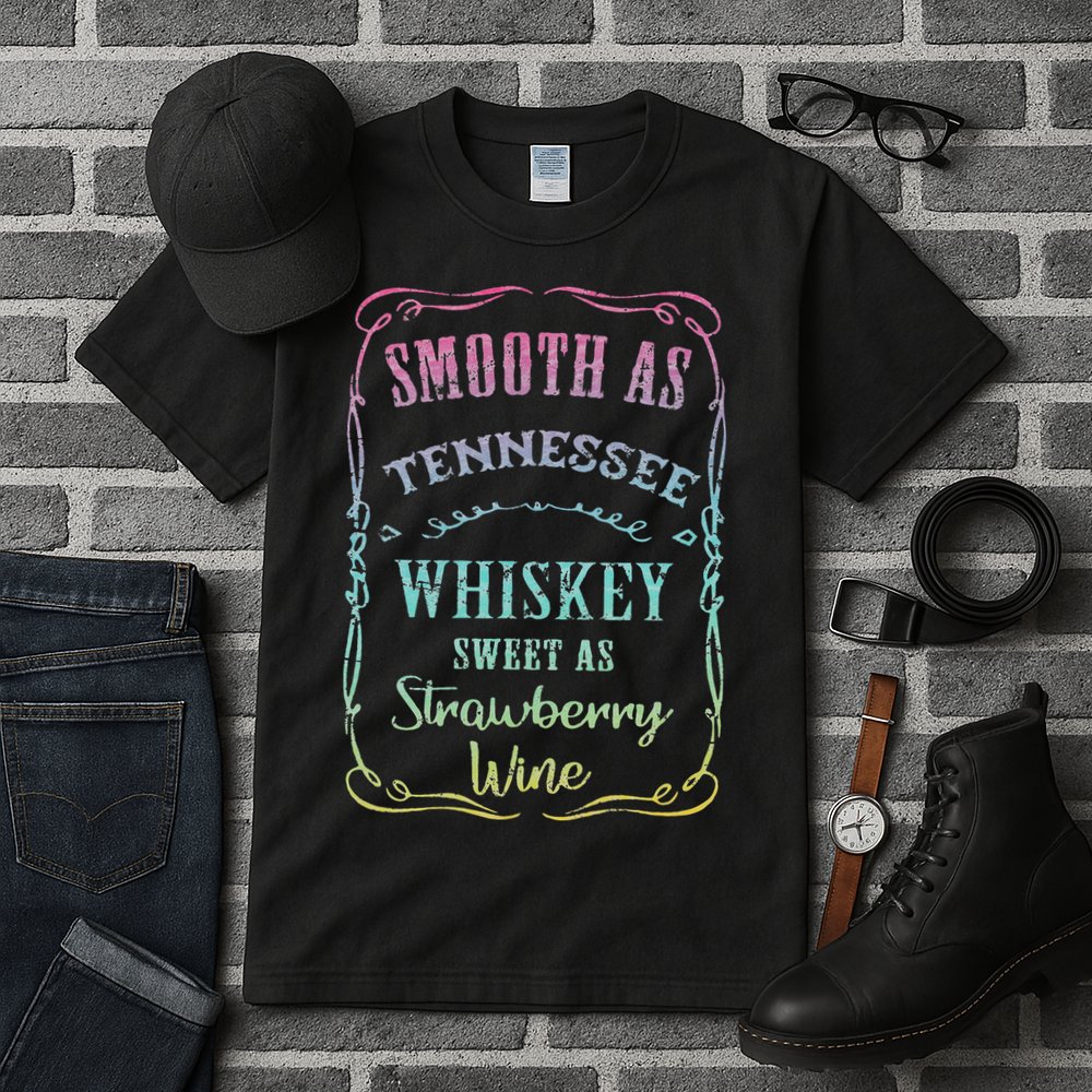 Smooth as Tennessee Whiskey Funny Humour Tee Vacation Tall T-Shirt