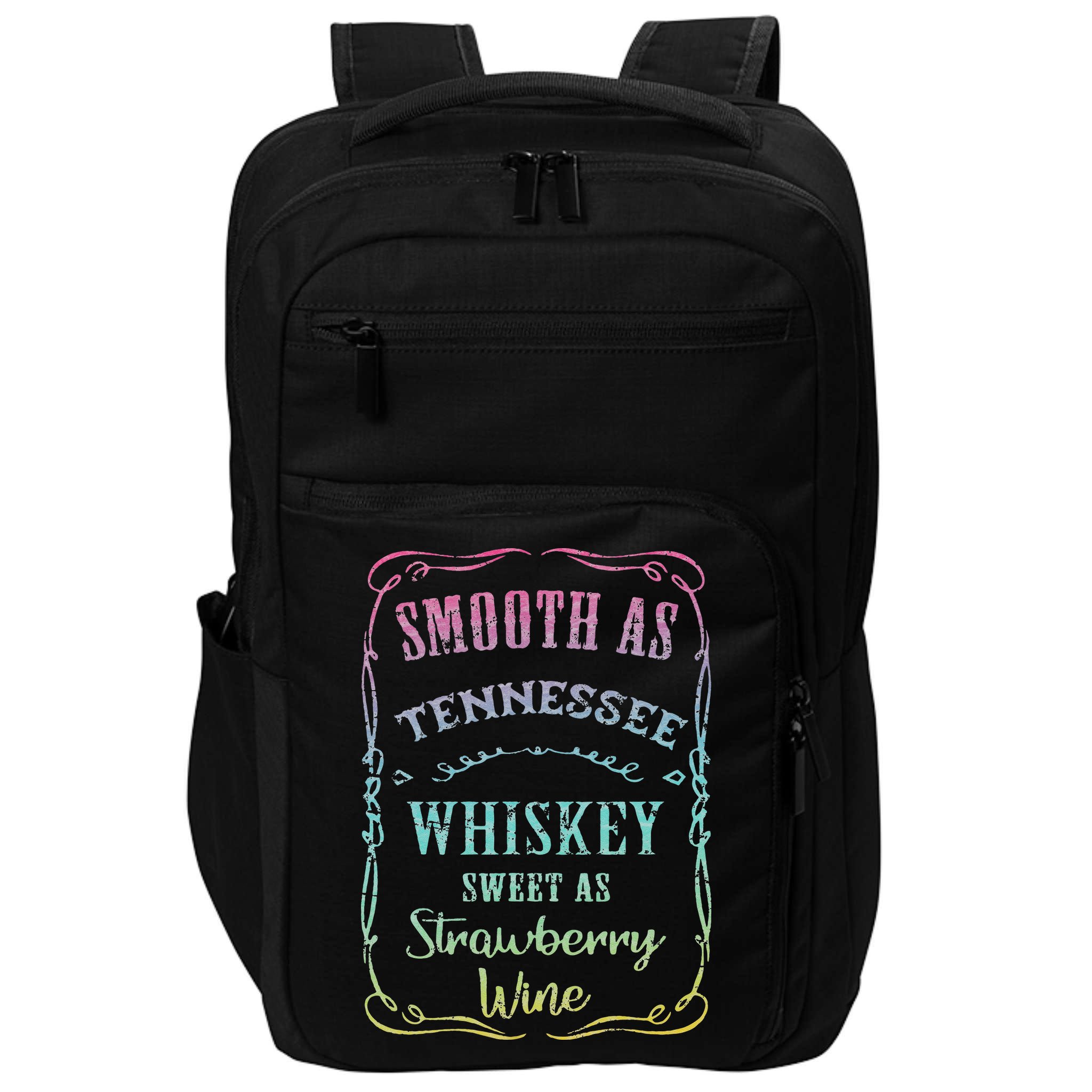 Smooth as Tennessee Whiskey Funny Humour Tee Vacation Impact Tech Backpack
