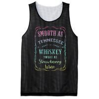 Smooth as Tennessee Whiskey Funny Humour Tee Vacation Mesh Reversible Basketball Jersey Tank