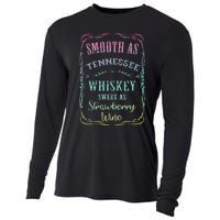 Smooth as Tennessee Whiskey Funny Humour Tee Vacation Cooling Performance Long Sleeve Crew