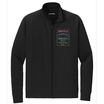 Smooth as Tennessee Whiskey Funny Humour Tee Vacation Stretch Full-Zip Cadet Jacket