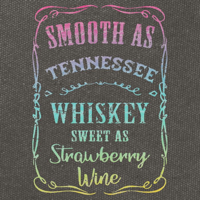 Smooth as Tennessee Whiskey Funny Humour Tee Vacation Cotton Canvas Backpack