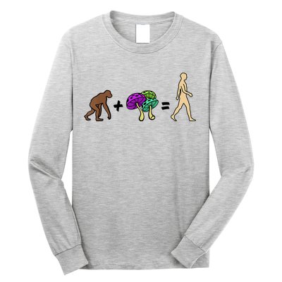 Stoned Ape Theory Psychedelic Magic Mushroom Monkey Long Sleeve Shirt
