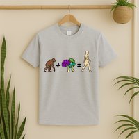Stoned Ape Theory Psychedelic Magic Mushroom Monkey T-Shirt