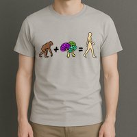 Stoned Ape Theory Psychedelic Magic Mushroom Monkey T-Shirt