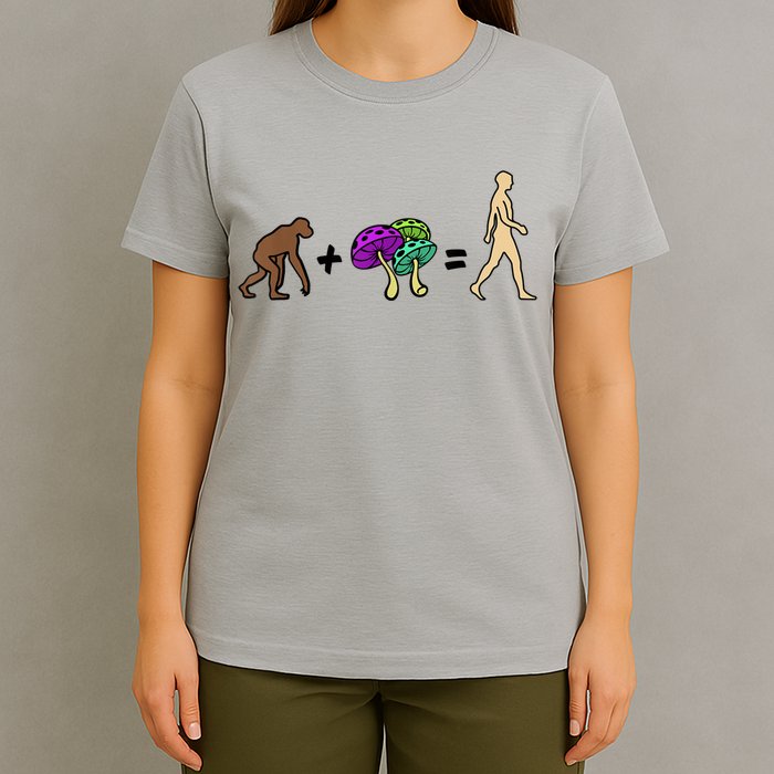 Stoned Ape Theory Psychedelic Magic Mushroom Monkey T-Shirt