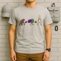 Stoned Ape Theory Psychedelic Magic Mushroom Monkey T-Shirt