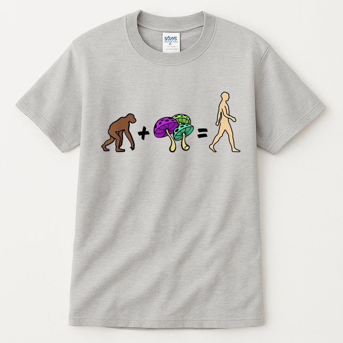 Stoned Ape Theory Psychedelic Magic Mushroom Monkey Tall T-Shirt