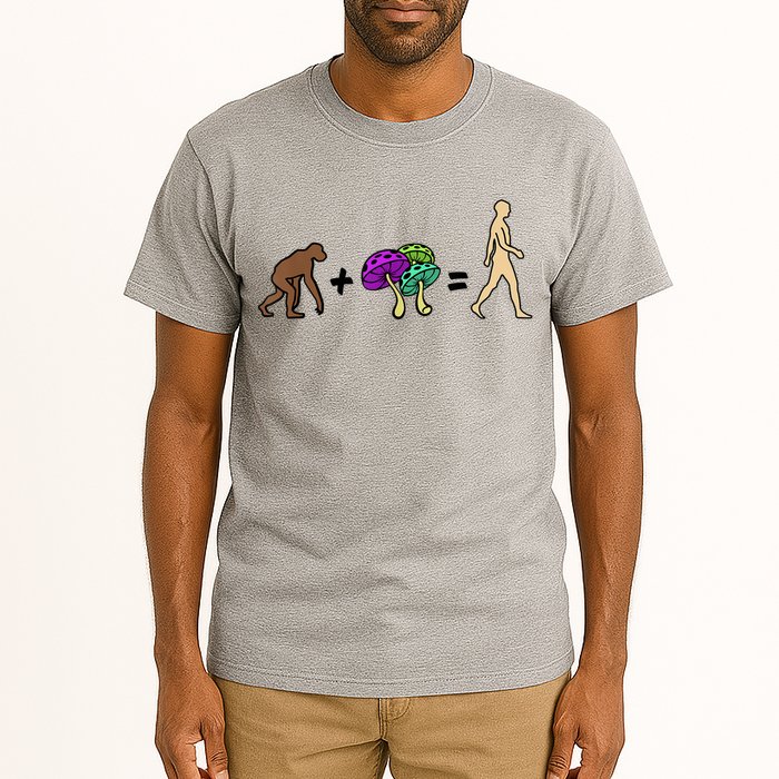 Stoned Ape Theory Psychedelic Magic Mushroom Monkey Tall T-Shirt