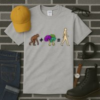 Stoned Ape Theory Psychedelic Magic Mushroom Monkey Tall T-Shirt