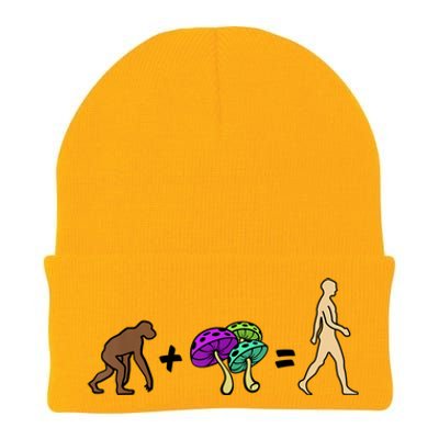 Stoned Ape Theory Psychedelic Magic Mushroom Monkey Knit Cap Winter Beanie