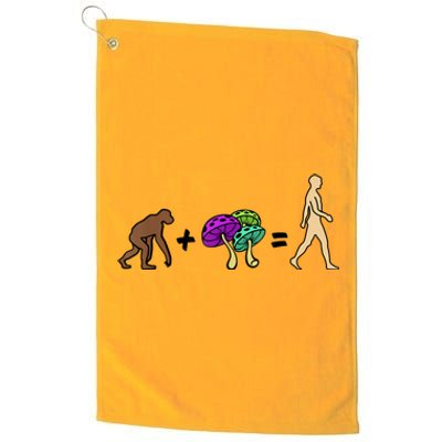 Stoned Ape Theory Psychedelic Magic Mushroom Monkey Platinum Collection Golf Towel