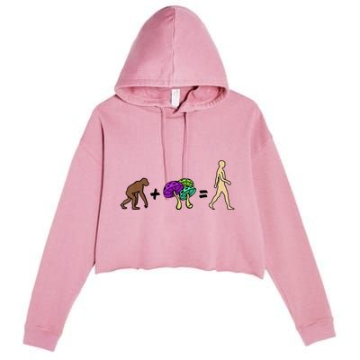 Stoned Ape Theory Psychedelic Magic Mushroom Monkey Crop Fleece Hoodie