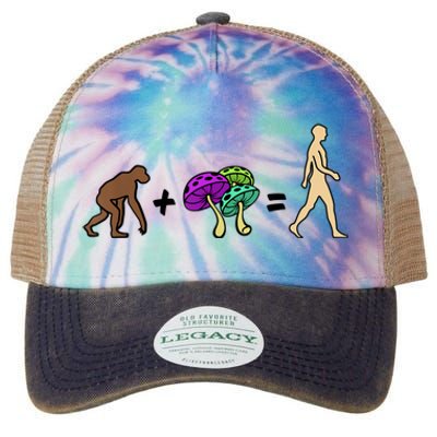 Stoned Ape Theory Psychedelic Magic Mushroom Monkey Legacy Tie Dye Trucker Hat