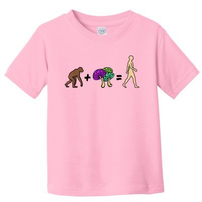 Stoned Ape Theory Psychedelic Magic Mushroom Monkey Toddler T-Shirt