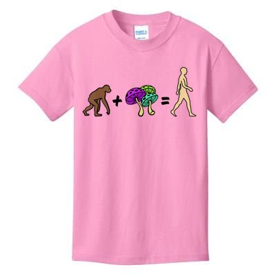 Stoned Ape Theory Psychedelic Magic Mushroom Monkey Kids T-Shirt