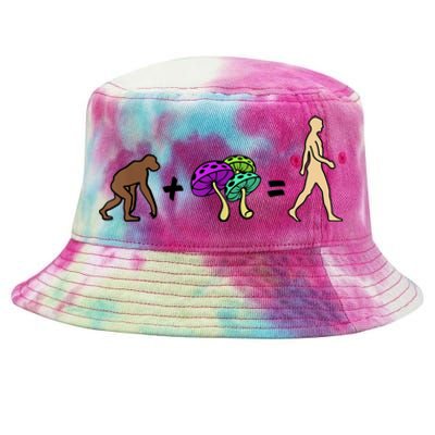 Stoned Ape Theory Psychedelic Magic Mushroom Monkey Tie-Dyed Bucket Hat