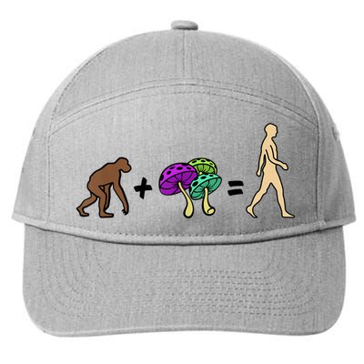 Stoned Ape Theory Psychedelic Magic Mushroom Monkey 7-Panel Snapback Hat