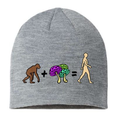 Stoned Ape Theory Psychedelic Magic Mushroom Monkey Sustainable Beanie