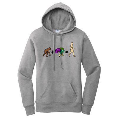 Stoned Ape Theory Psychedelic Magic Mushroom Monkey Women's Pullover Hoodie