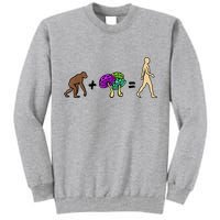 Stoned Ape Theory Psychedelic Magic Mushroom Monkey Tall Sweatshirt