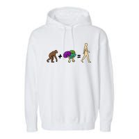 Stoned Ape Theory Psychedelic Magic Mushroom Monkey Garment-Dyed Fleece Hoodie