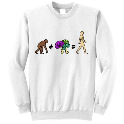 Stoned Ape Theory Psychedelic Magic Mushroom Monkey Sweatshirt