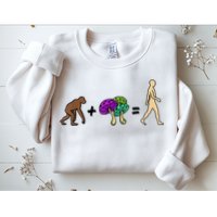 Stoned Ape Theory Psychedelic Magic Mushroom Monkey Sweatshirt