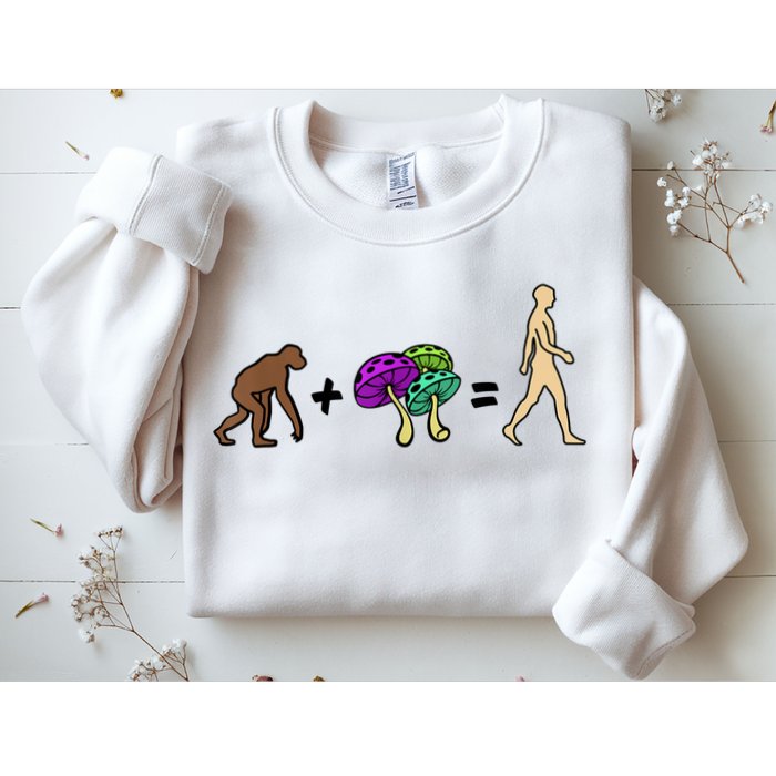 Stoned Ape Theory Psychedelic Magic Mushroom Monkey Sweatshirt