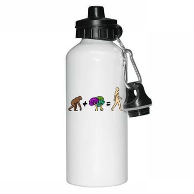 Stoned Ape Theory Psychedelic Magic Mushroom Monkey Aluminum Water Bottle