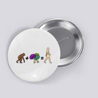 Stoned Ape Theory Psychedelic Magic Mushroom Monkey Button