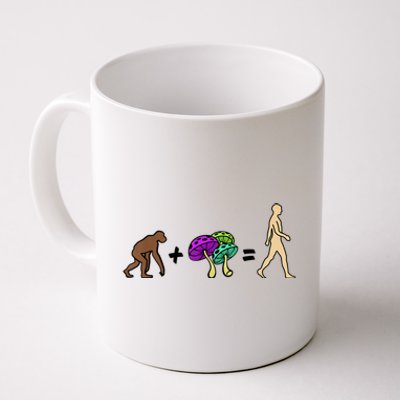 Stoned Ape Theory Psychedelic Magic Mushroom Monkey Coffee Mug