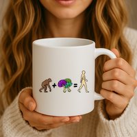 Stoned Ape Theory Psychedelic Magic Mushroom Monkey Mug