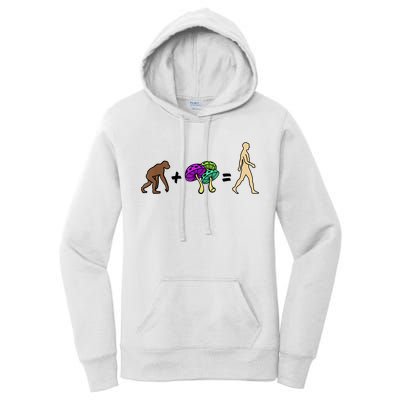 Stoned Ape Theory Psychedelic Magic Mushroom Monkey Women's Pullover Hoodie