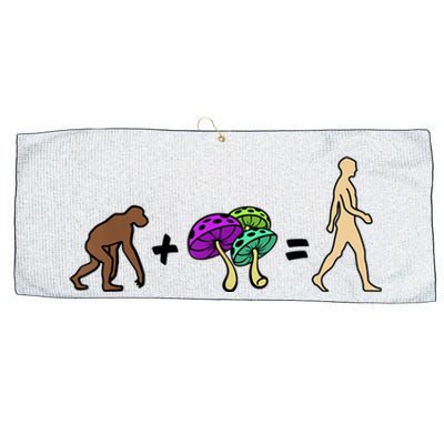 Stoned Ape Theory Psychedelic Magic Mushroom Monkey Large Microfiber Waffle Golf Towel