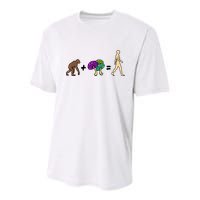 Stoned Ape Theory Psychedelic Magic Mushroom Monkey Youth Performance Sprint T-Shirt