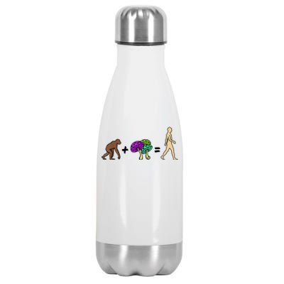 Stoned Ape Theory Psychedelic Magic Mushroom Monkey Stainless Steel Insulated Water Bottle