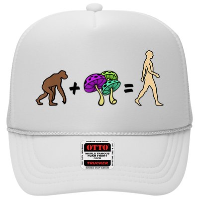Stoned Ape Theory Psychedelic Magic Mushroom Monkey Trucker Hat