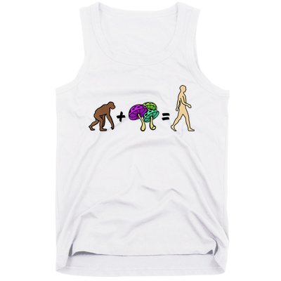 Stoned Ape Theory Psychedelic Magic Mushroom Monkey Tank Top