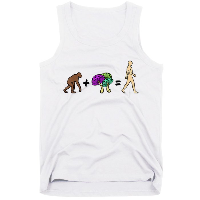 Stoned Ape Theory Psychedelic Magic Mushroom Monkey Tank Top
