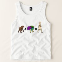 Stoned Ape Theory Psychedelic Magic Mushroom Monkey Tank Top