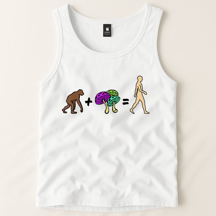 Stoned Ape Theory Psychedelic Magic Mushroom Monkey Tank Top