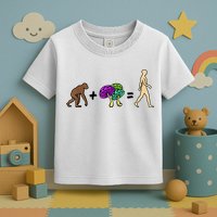 Stoned Ape Theory Psychedelic Magic Mushroom Monkey Toddler T-Shirt
