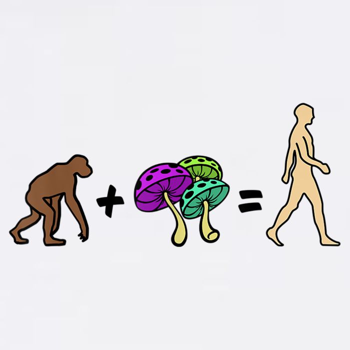 Stoned Ape Theory Psychedelic Magic Mushroom Monkey Toddler T-Shirt