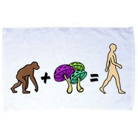 Stoned Ape Theory Psychedelic Magic Mushroom Monkey Microfiber Hand Towel