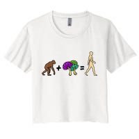 Stoned Ape Theory Psychedelic Magic Mushroom Monkey Crop Top